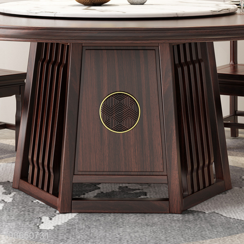 High quality luxury round home restaurant dining table for furniture