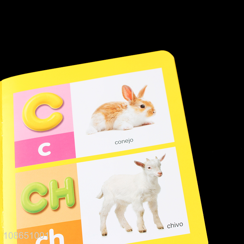 High Quality Spanish Alphabet Book Learning Book For Kids Toddlers Preschoolers
