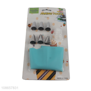 Popular products 8pcs cake decorating tool pastry nozzle tool set