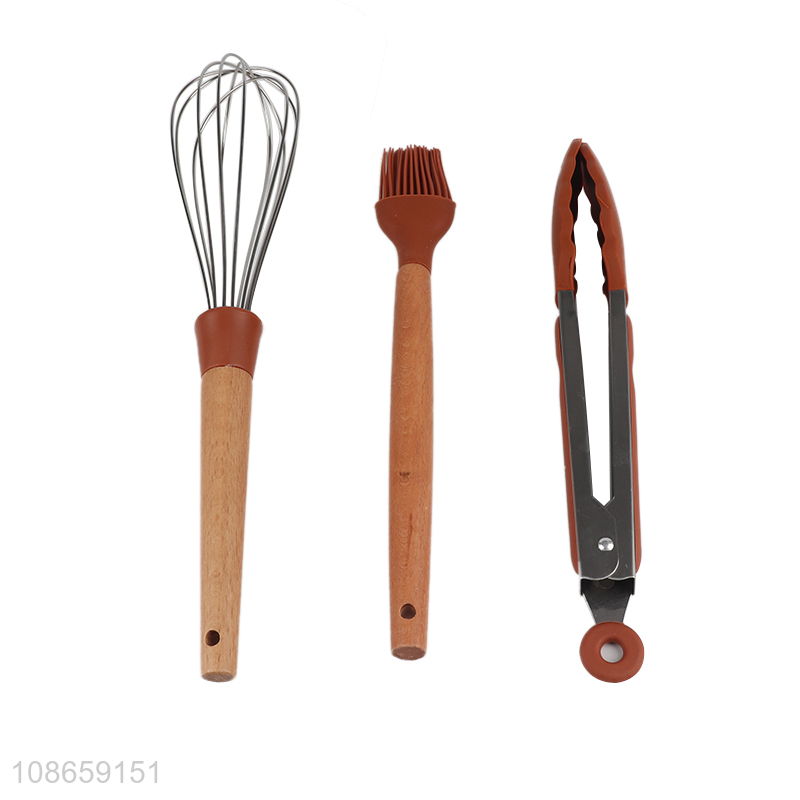 New sytle 18pcs home restaurant silicone kitchen utensils kitchenware set