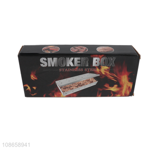 Factory supply stainless steel home barbecue accessories smoker box