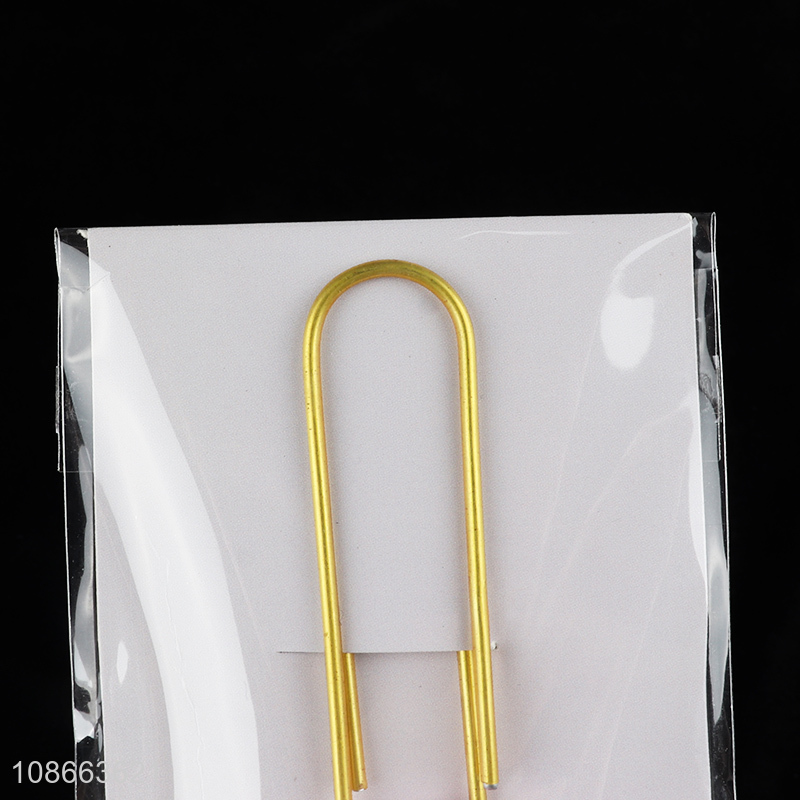 Top quality metal bookmark paper clip office binding clips for sale