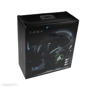 Latest products LED light surround sound bass gamer headset for sale