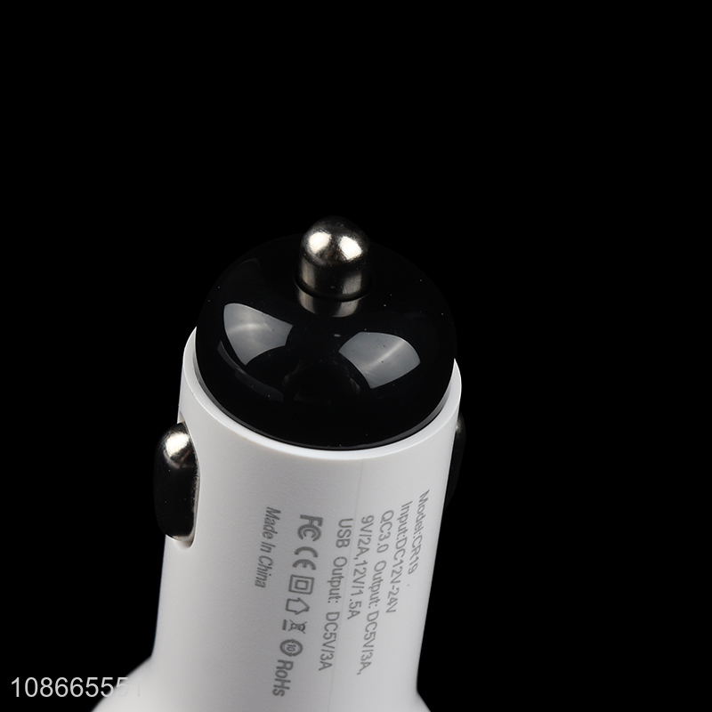 China factory dual USB port fast charging car charger for sale