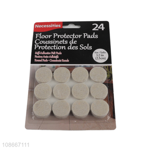 Good price 24pcs non-slip furniture pads protectors for hardwood floor