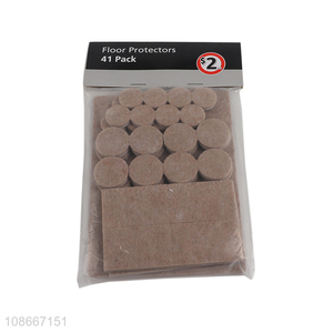 High quality 41pcs anti-slip anti-scrach felt furniture pads wholesale
