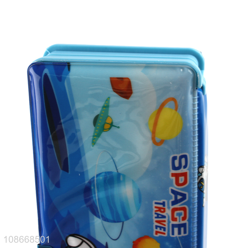 Yiwu market school students stationery multifunctional pencil box for sale