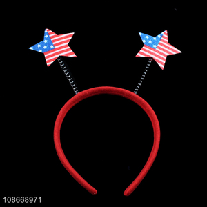 Online Wholesale American Independence Day Hair Hoop Patriotic Hairband for Women