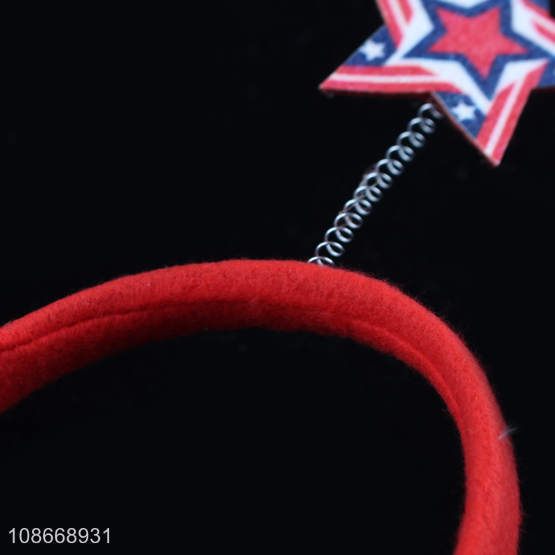 Wholesale American Independence Day Hair Hoop Festival Party Headband Headwear
