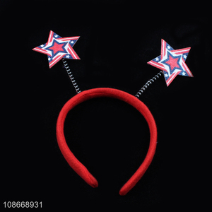 Wholesale American Independence Day Hair Hoop Festival Party Headband Headwear
