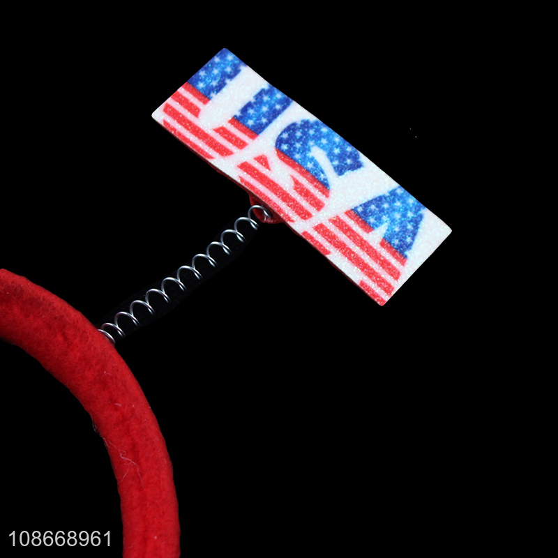 Best Selling American Independence Day Hair Hoop Party Favors for Adults and Kids