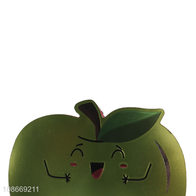 Hot selling apple shaped eva shell felt board eraser for kids