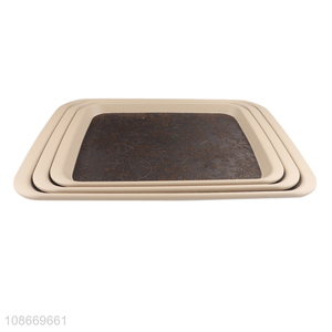 Online wholesale plastic storage tray food serving tray for restaurant