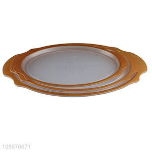 High quality plastic food serving trays serving platters