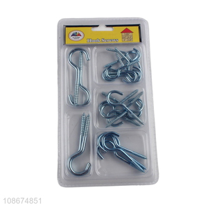 Wholesale 6# 8# 10# 12# 14# galvanized iron self-tapping screw hook