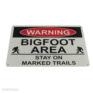 Hot products outdoor warning sign board tin <em>metal</em> <em>crafts</em> for sale