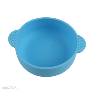 Good quality food grade silicone baby <em>bowl</em> with suction cup