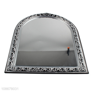 Good quality metallic arched mirror for bathroom, entryway & vanity