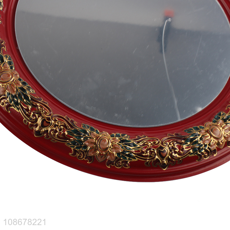 Wholesale round vintage wall mounted mirror old-timey bathroom mirror
