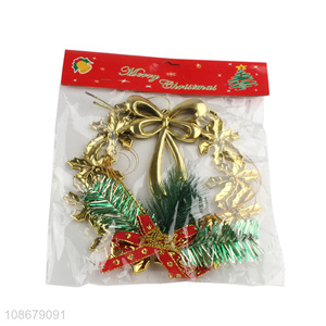 Good selling christmas decoration hanging wreath for indoor