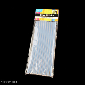Yiwu factory 10pcs transparent mini glue sticks for glue gun