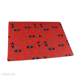 Factory supply anti-scald anti-slip pvc <em>placemat</em> for dining table