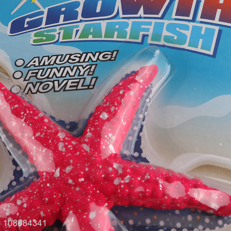 Factory supply magic soft starfish water growing toy for children