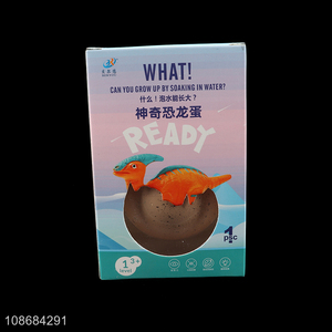 Top selling dinosaur egg hatching toy growing toy for children