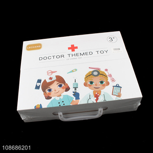 High quality fun pretend play doctor set toys for kids toddlers
