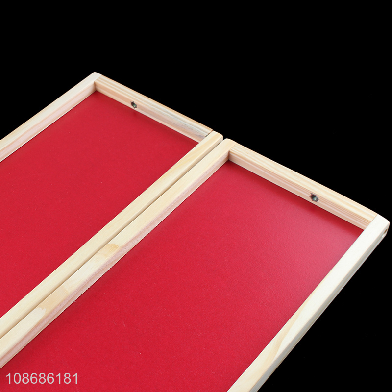 Hot selling adjustable easel foldable double-dided magnetic drawing board