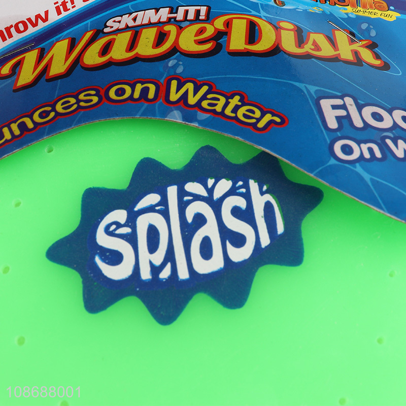 Wholesale kids summer outdoor toy sponge water absorbent flying disc