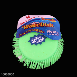 Wholesale kids summer outdoor toy sponge water absorbent flying disc