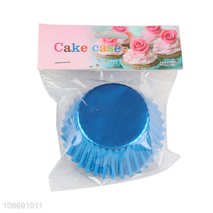Good quality 50pcs disposable paper baking cup foil muffin cups