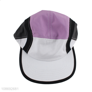 Factory price outdoor hiking snapback cap sunscreen sports cap