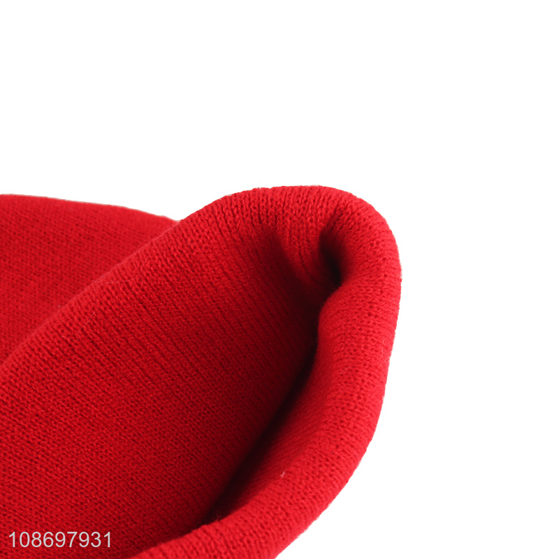 Hot sale multicolor winter warm men women beanies hat knitted hat wholesale