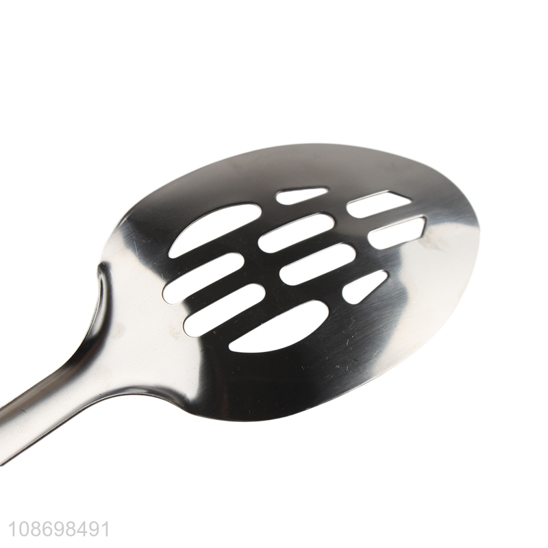 China wholesale stainless steel kitchen utensils slotted spoon