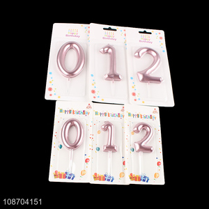 Most popular birthday party decorative number candle cake candle for sale