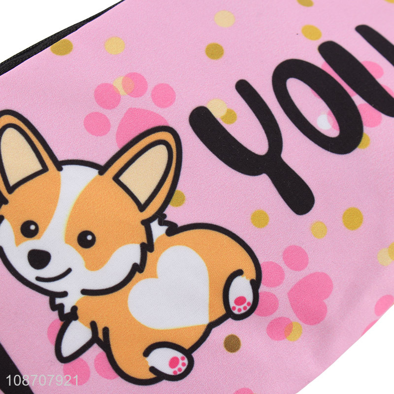 Hot selling cartoon printed students pencil bag for stationery
