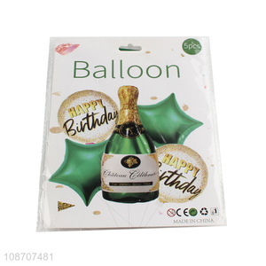 Top products birthday party decoration foil balloon set for sale