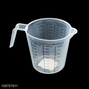 Good quality kitchen measuring tool plastic 1000ml measuring cup