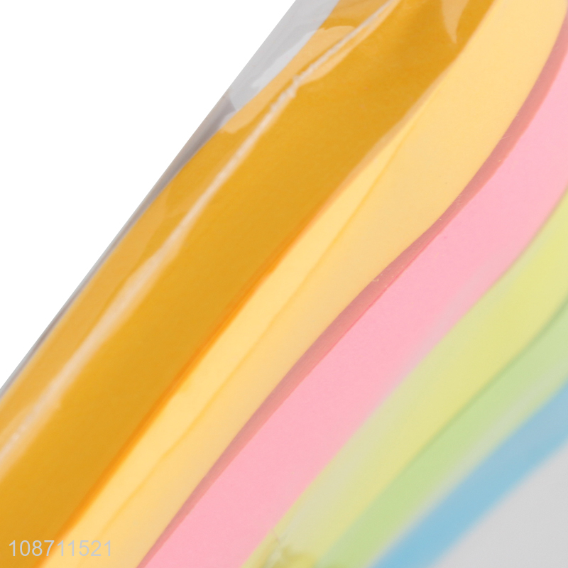 Good quality colored school office writing paper sticky notes set