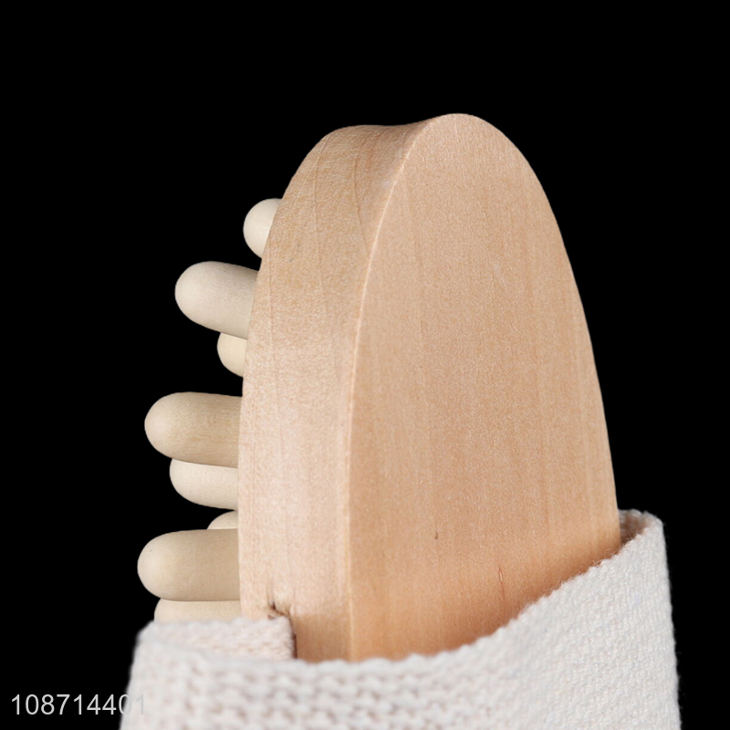 New product handheld airbag wooden body massager for dredge meridians