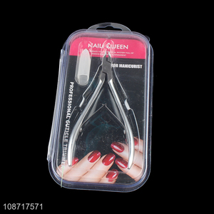 Hot selling cuticle trimmer scissors stainless steel sharp cuticle nipper