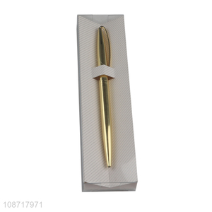 High quality luxury gold metal ballpoint pens retractable ball-point pens