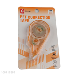 Wholesale 10m non-toxic white out correction tape school stationery