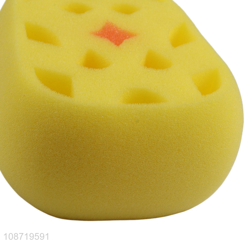 Top selling pineapple shape soft shower bath cleaning sponge wholesale