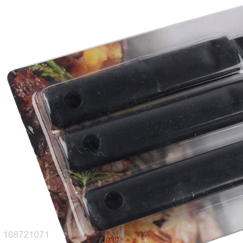Low price 3pcs oil brush barbecue brush set for sale