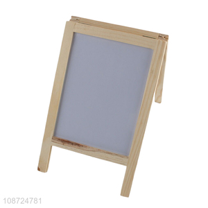 Factory supply double sided whiteboard with marker, chalks & board wipe