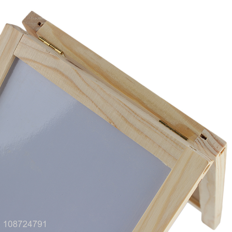 Wholesale double sided writing board in white/black with marker, chalks & board wipe