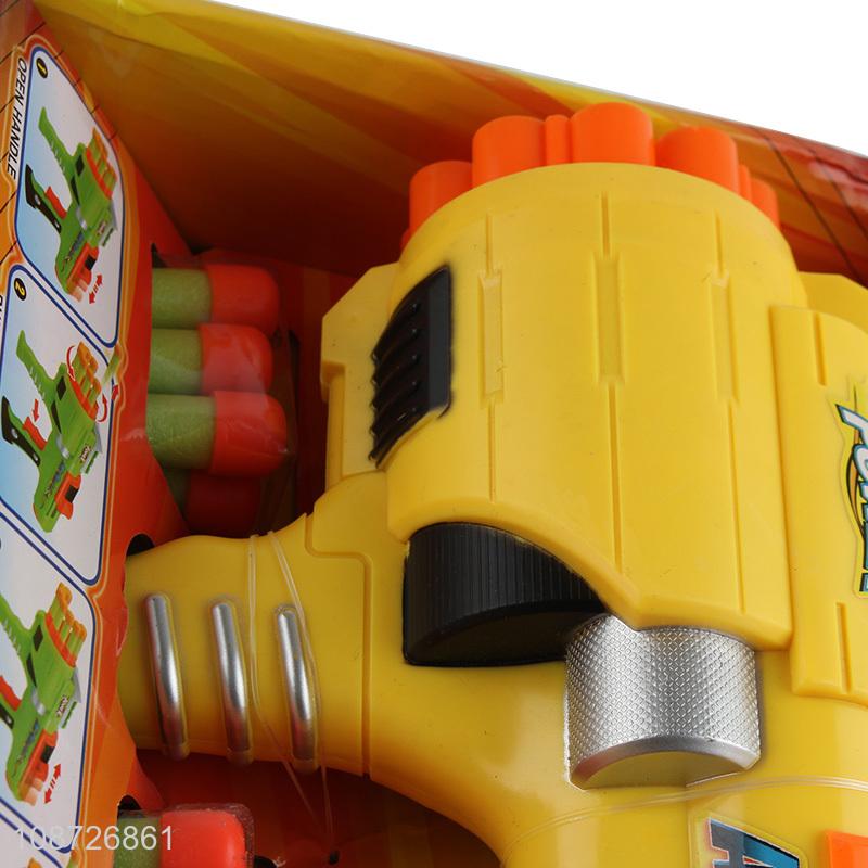 Factory price air blaster gun soft bullet gun toy gun for kids